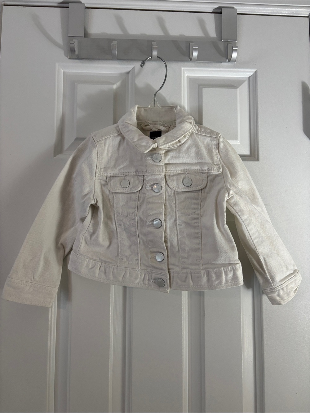 GAP Cream Denim Jacket for Kids